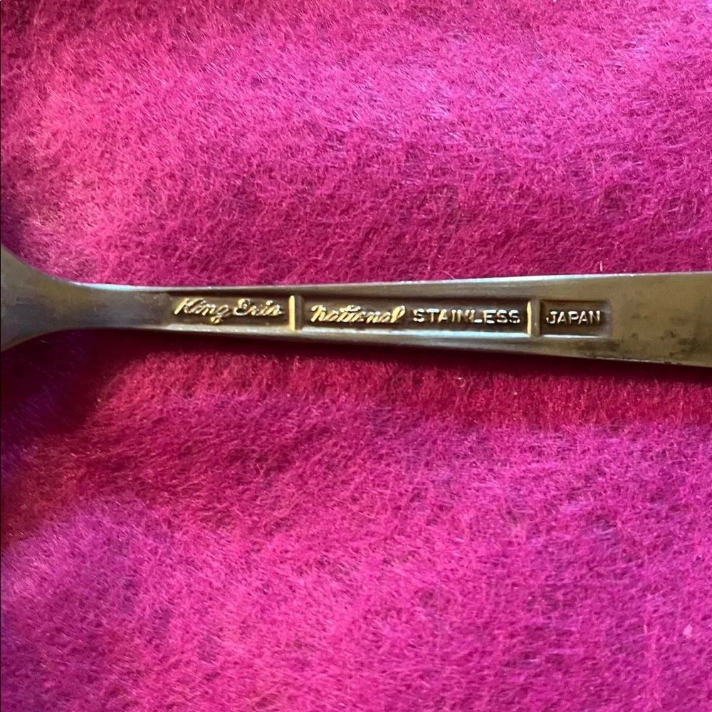 National Stainless King Eric JAPAN Stainless Satin Butter Serving Knife EUC